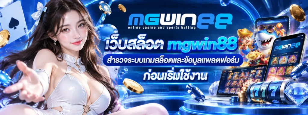 เว็บสล็อต mgwin88 สำรวจระบบเกมสล็อตและข้อมูลแพลตฟอร์มก่อนเริ่มใช้งาน